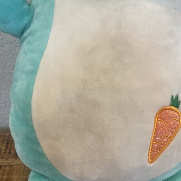 Squishmallows Hugmees Pierre the Bright Teal Blue Easter Alpaca 14inch 2019 - Picture 4 of 9